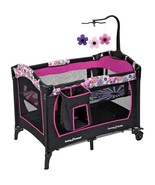 Baby Playard Pack Play Floral Playpen Bassinet Portable Crib Infant Sleeper - £112.52 GBP
