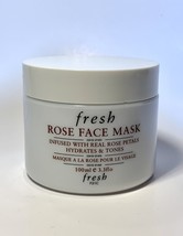FRESH ~ ROSE FACE MASK WITH REAL ROSE PETALS ~ 3.3 OZ / 100ML NWOB - $48.50