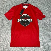 Adidas Mens T Shirt Extra Small Red Black Basktball Tee Active Graphic A... - $19.98