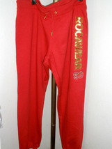 NWT Womens Rocawear Sweat Pants - Red w/Gold Size 2X (MSRP $69) - $33.24