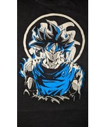 Dragon Ball Z Mens Size 2XL Black Anime Super Saiyan Goku Graphic T-Shirt - £15.18 GBP