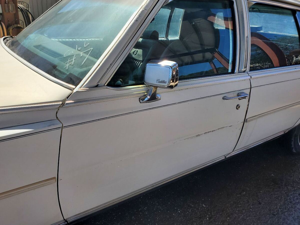 1987 1988 1989 Cadillac Brougham OEM Front Left Bare Door Shell White No... - $371.25