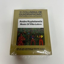 Kostelanetz Music of Villa-Lobos Quadraphonic 8-Track Tape Columbia Sealed - $28.42