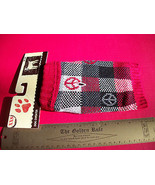 Pet Gift Dog Clothes XXS Peace Red Plaid Sweater Outfit Cold Weather App... - €4,65 EUR