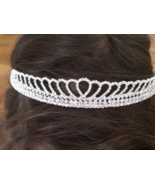 Bridal Headband First Communion Pageant Flower Girl Tiara Crown /a3 - $190.20 MXN