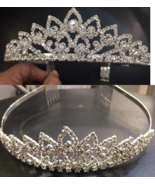 Bridal Headband First Communion Pageant Flower Girl Tiara Crown /a6 - $190.20 MXN