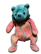 Ty Beanie Baby December Happy Birthday Bear 8&quot; Beanbag Plush 2001  - $6.88