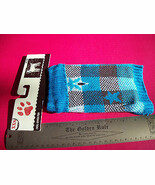 Pet Gift Dog Clothes XXS Aqua Star Plaid Sweater Outfit Cold Weather App... - €4,65 EUR