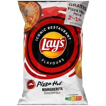 Lay&#39;s Lays POTATO Chips from EUROPE: Pizza Hut MARGHERITA Edition 150g - $10.88