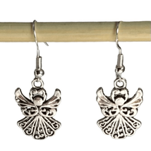 ATS Christmas Angel Dangle Earrings - £13.52 GBP