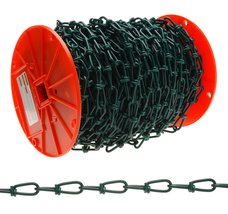 Campbell PE0722027 Low Carbon Steel Inco Double Loop Chain on Reel, Gree... - $99.64