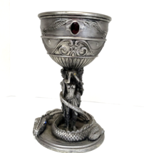 Gem Warriors Dragon Pewter Goblet Mystical Chalice The Danbury Mint Coll... - $150.00