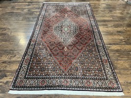 Oriental Rug 5x10 Wool Handmade Vintage Bidjar Carpet Mahi Herati Pattern - $3,950.00