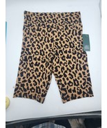 Wild Fable Womens Size Small Biker Shorts Leopard Print Brown  - $13.66 CAD