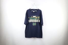 Vintage 90s JanSport Mens XL Faded Notre Dame University Football T-Shirt Blue - $34.60