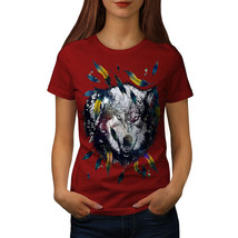 Wellcoda Wolf Feather Face Scary Womens T-shirt - £18.90 GBP+