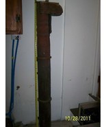 Antique wood turned 6&#39; tall 6&quot; round water pump - €273,43 EUR