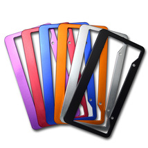 US Colorful car license plate frame holder Automotive modification parts... - £13.09 GBP