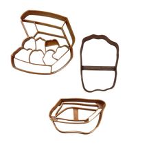 Chicken Nuggets Meal Set Of 3 Cookie Cutters Made In USA PR1895 - £6.36 GBP