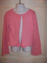 LANDS&#39; END PINK CARDIGAN SIZE S GIRL&#39;S EUC - £13.13 GBP