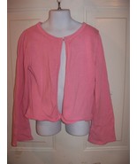 LANDS&#39; END PINK CARDIGAN SIZE S GIRL&#39;S EUC - £13.15 GBP