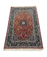 Handmade Vintage Persian Isfahan Rug 3.7&#39; x 5.4&#39; (114cm x 165cm), 1970s ... - $1,371.61 CAD