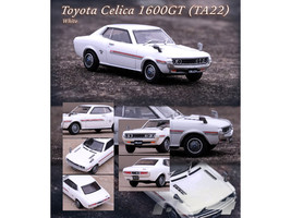 Toyota Celica 1600GT (TA22) RHD (Right Hand Drive) White with Red Stripes 1/6... - £24.99 GBP