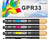 GPR-33 GPR33 Remanufactured Toner Cartridge 2792B003AA 2796B003AA 2800B0... - £376.46 GBP