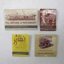 4 Matchbook Covers Antique A Restaurant Spengers Fish Grotto Gildas Lost Mine CA - £15.43 GBP