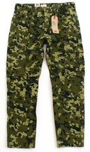 Levi&#39;s Green Camouflage 502 Taper Hybrid Cargo Pants Men&#39;s NWT - $69.99