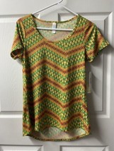 NWT Lularoe Kermit the Frog Short Sleeved T shirt Womens Size XS All Over Print - £11.32 GBP