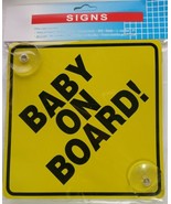 Baby On Board Signs Suction Cups - Car Signs Baby On Board 2 Count - $108.78 MXN