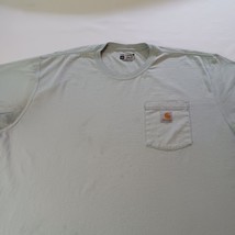 Carhartt Loose Men's Light Blue Crewneck Short Sleeve T-Shirt Size 2XL  image 11