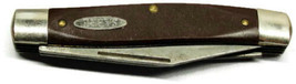Sabre Multi-blade Vintage Pocket Knife Brown Handle 3 Blades - $49.49