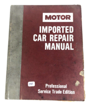 Motor Imported Car Repair Manual 1980-1986 Professional Service Trade 8t... - $14.25