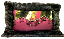 Reilley-Chance Collection Fringed Pillow 26.5&quot; x 18&quot; Rectangular - £81.00 GBP