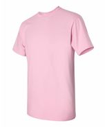 Adult T Shirts Short Sleeve Light Pink Color - £7.82 GBP
