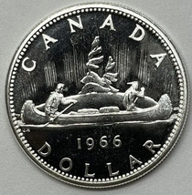 1966 Canadian $1 Voyageur Silver Dollar $1 Coin ( Free Worldwide Shipping) - £18.06 GBP