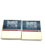 (Lot of 2) Scotch -141 Magnetic Reel to Reel Tape  PRE-RECORDED - $12.49