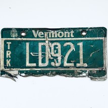  United States Vermont Green Mountain Truck License Plate LD921 - $336.54 MXN