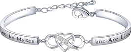 FEELMEM Daughter-In-Law Gift Bracelet You Were Hand Chosen by My Son and Are lik - £17.25 GBP