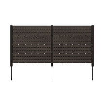 Outdoor Privacy Fence Screen with 5 Ground Stakes for Garden Yard Patio-... - $228.47