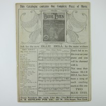 Sheet Music Sampler Catalog Advertising F.B. Haviland Publishing Co Antique 1909 - £22.39 GBP