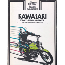 Kawasaki 250 350 cc Twins 1966-71 Vtg Clymer Service Repair Handbook Mot... - $28.86