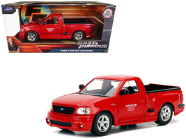 Brian&#39;s Ford F-150 SVT Lightning Pickup Truck Red Fast &amp; Furious Movie 1/24 Diec - £32.57 GBP