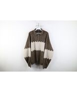 Vtg 90s Streetwear Mens Large Alpaca Wool Blend Knit Collared Sweater Ea... - $1,633.54 MXN