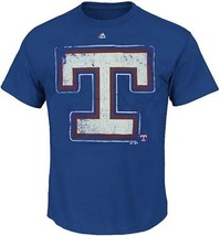 Majestic Mens Texas Rangers League Supreme T-Shirt Blue - Large - £12.73 GBP