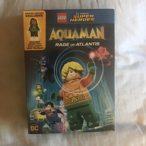 LEGO DC Comics Super Heroes Aquaman Rage of Atlantis W/Mini Figurine (DVD) NEW - $9.99
