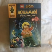 LEGO DC Comics Super Heroes Aquaman Rage of Atlantis W/Mini Figurine (DVD) NEW - £7.85 GBP