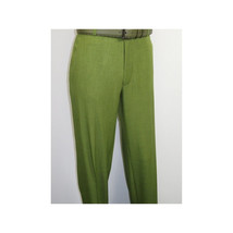 Men Silversilk 2pc walking leisure Matching Suit Italian woven knits 51011 Green image 8